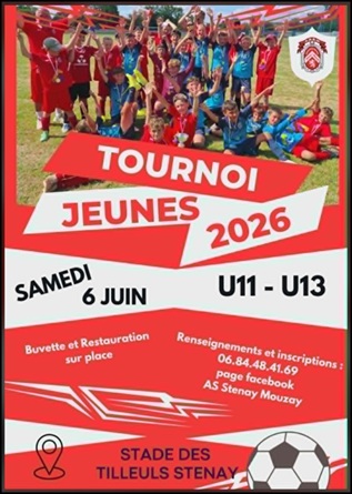 Grande fête du football des jeunes, le samedi 6 juin au stade de Stenay